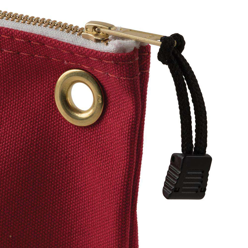 Klein Tools 5539LRED Canvas Bag with Zipper, Large Red - Edmondson Supply