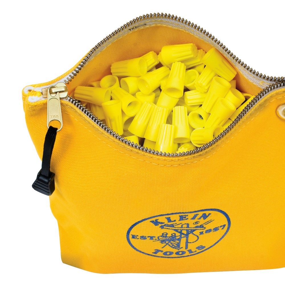 Klein Tools 5539CPAK Assorted Canvas Zipper Bags, 3-Pack - Edmondson Supply