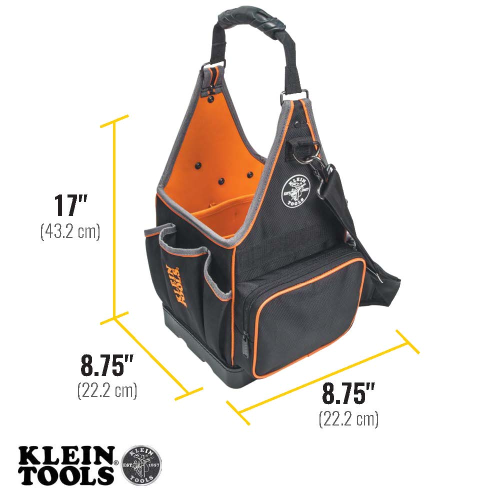 Klein Tools 554158-14 Tool Bag, Tradesman Pro™ Tool Tote, 20 Pockets, 8-Inch - Edmondson Supply