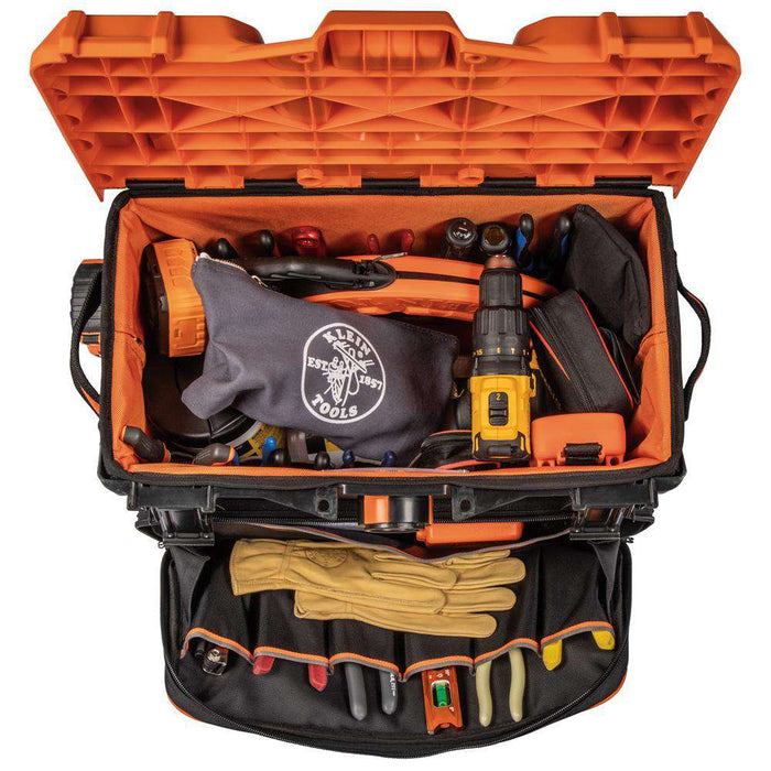 Edmondson Supply Klein Tools 55473RTB Tradesman Pro™ Tool Master Rolling  Tool Bag, 19 Pockets, 22-Inch