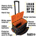 Klein Tools 55473RTB Tradesman Pro™ Tool Master Rolling Tool Bag, 19 Pockets, 22-Inch - Edmondson Supply