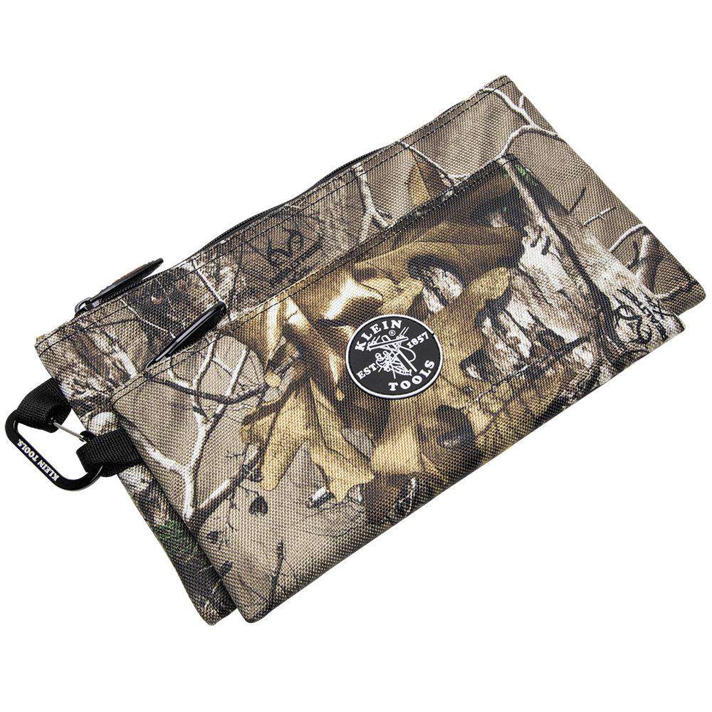 Klein Tools 55560 Camo Zipper Bags, 2-pack - Edmondson Supply
