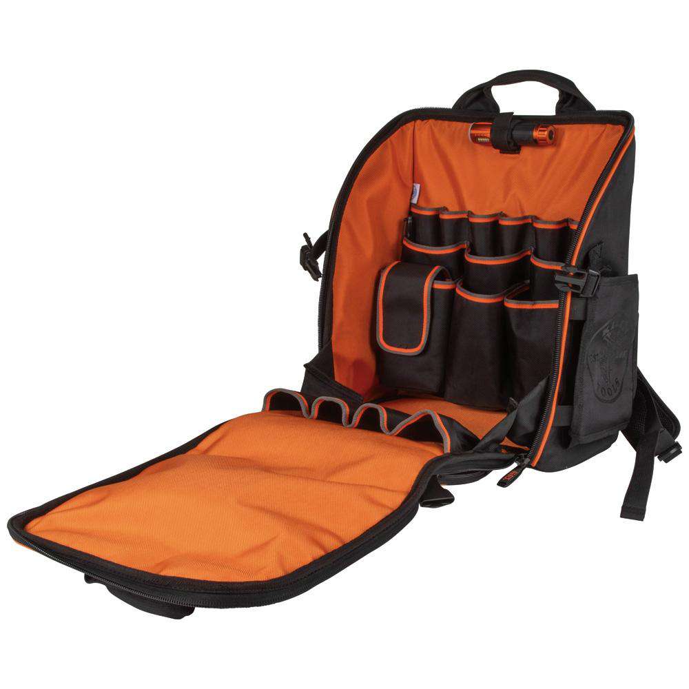 Klein Tools 55655 Tradesman Pro™ Tool Station Backpack with Worklight - Edmondson Supply