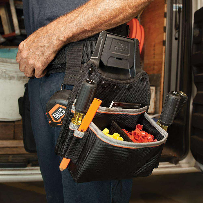 Klein Tools 55913 Tradesman Pro™ Modular Parts Pouch with Belt Clip - Edmondson Supply