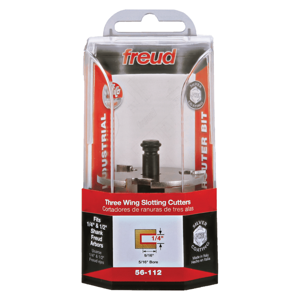 Freud 56-112 1/4" Slot Three Wing Slotting Cutter - Edmondson Supply