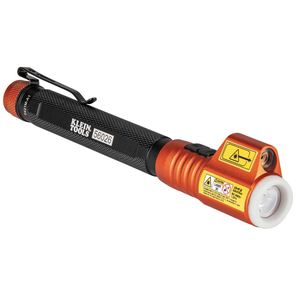 Klein Tools 56026 Inspection Penlight with Class 3R Red Laser Pointer - Edmondson Supply