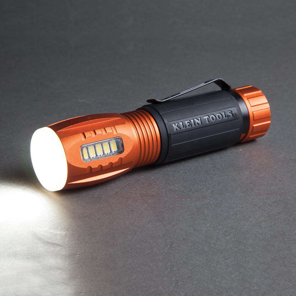 Klein Tools 56028 Flashlight with Worklight - LED Flashlight - Edmondson Supply
