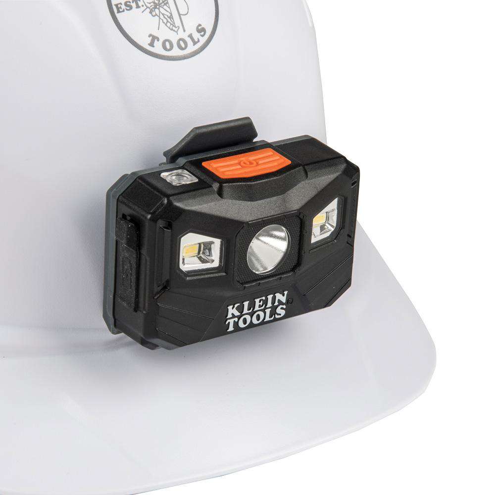 Klein Tools 56048 Rechargeable Headlamp with Fabric Strap, 400 Lumens, All-Day Runtime - Edmondson Supply