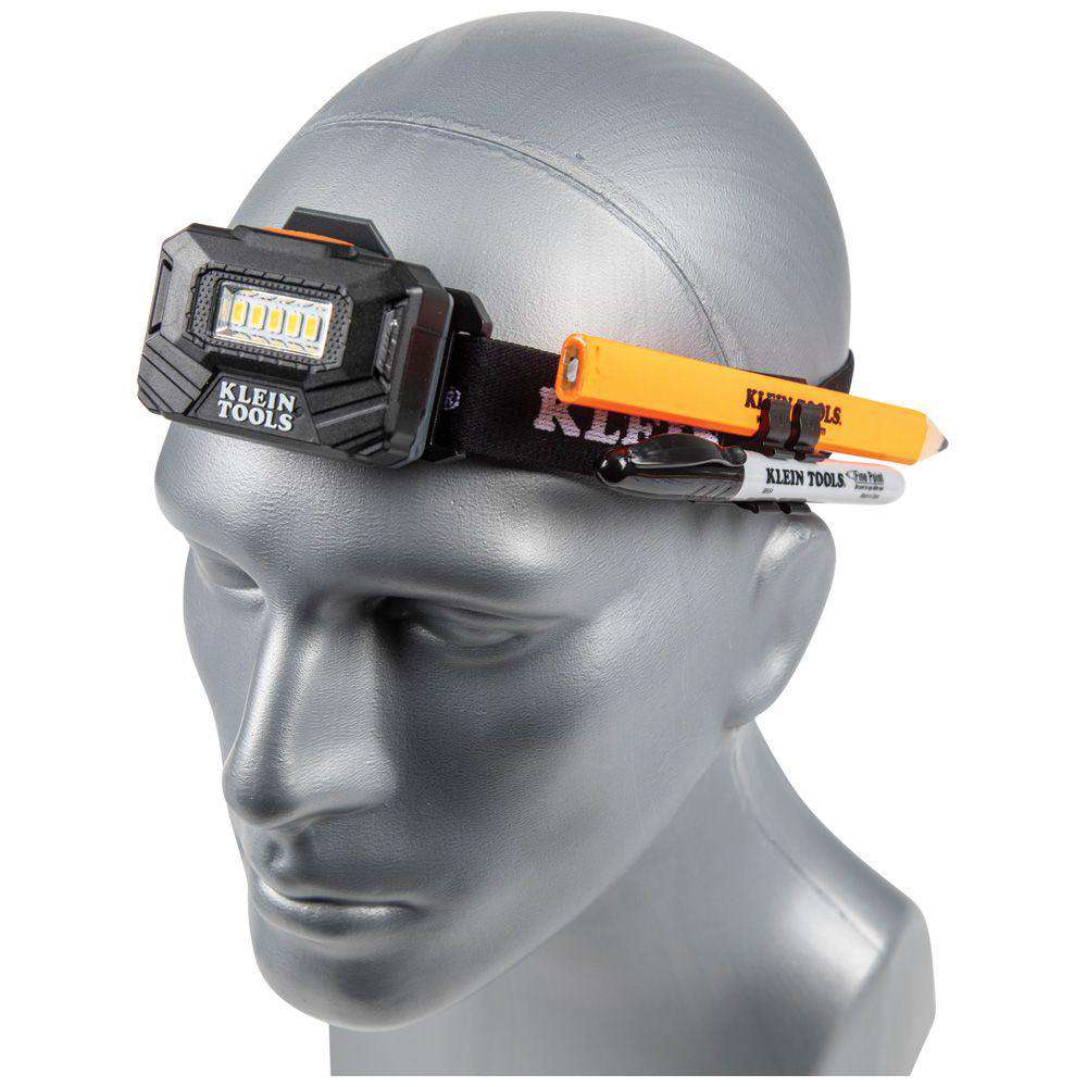 Klein Tools 56049 Rechargeable Light Array Headlamp w/ Strap, 260 Lumen, All-Day Runtime - Edmondson Supply
