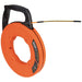 Klein Tools 56350 Fiberglass Fish Tape with Spiral Steel Leader, 50-Foot - Edmondson Supply
