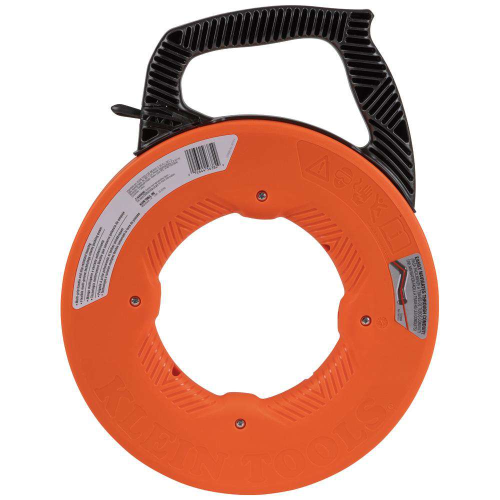 Klein Tools 56382 Multi-Groove Fiberglass Fish Tape with Nylon Tip, 50-Foot - Edmondson Supply