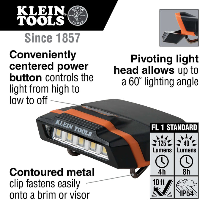 Klein Tools 56402 Cap Visor Light, LED - Edmondson Supply