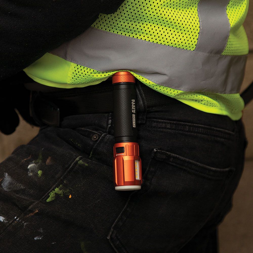 Klein Tools 56412 Rechargeable LED Flashlight with Worklight - Edmondson Supply