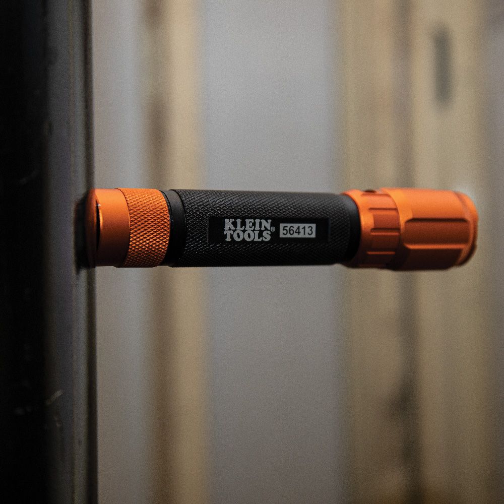 Klein Tools 56413 Rechargeable 2-Color LED Flashlight with Holster - Edmondson Supply