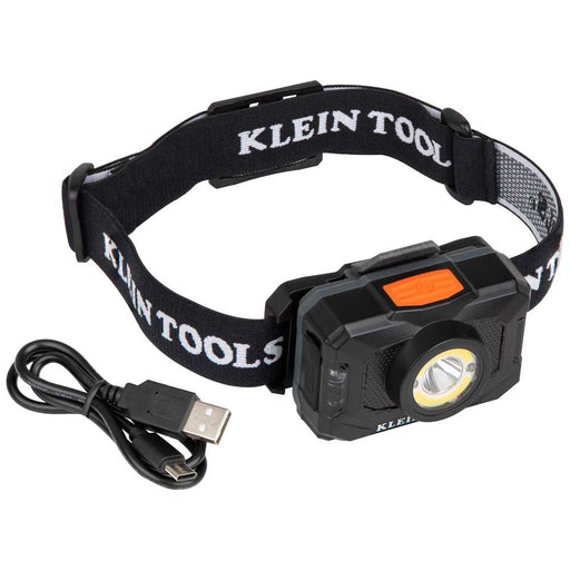 Klein Tools 56414 Rechargeable 2-Color LED Headlamp with Adjustable Strap - Edmondson Supply
