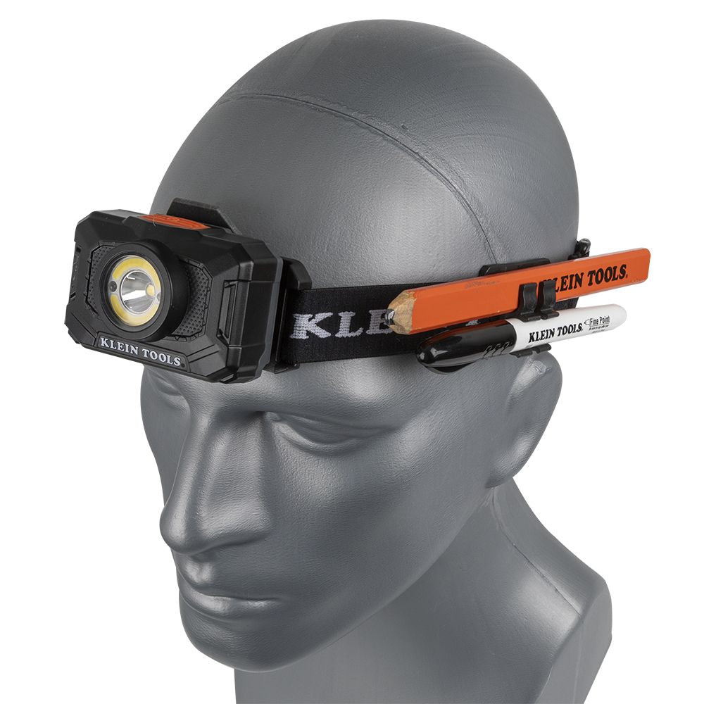 Klein Tools 56414 Rechargeable 2-Color LED Headlamp with Adjustable Strap - Edmondson Supply
