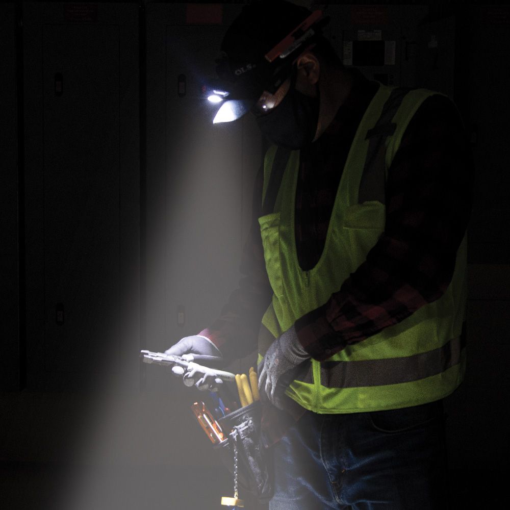 Klein Tools 56414 Rechargeable 2-Color LED Headlamp with Adjustable Strap - Edmondson Supply
