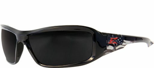 Edge Eyewear TXB216-P1 Brazeau Patriot 1 Black & American Flag/Polarized Smoke - Edmondson Supply