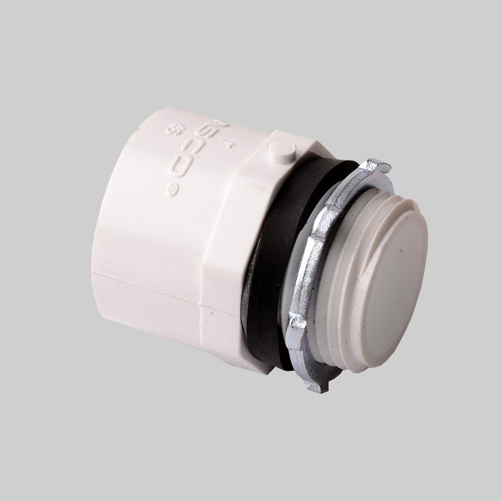 DiversiTech 6-1 3/4" Slip PVC A/C Condensate Drain Pan Fitting - Edmondson Supply