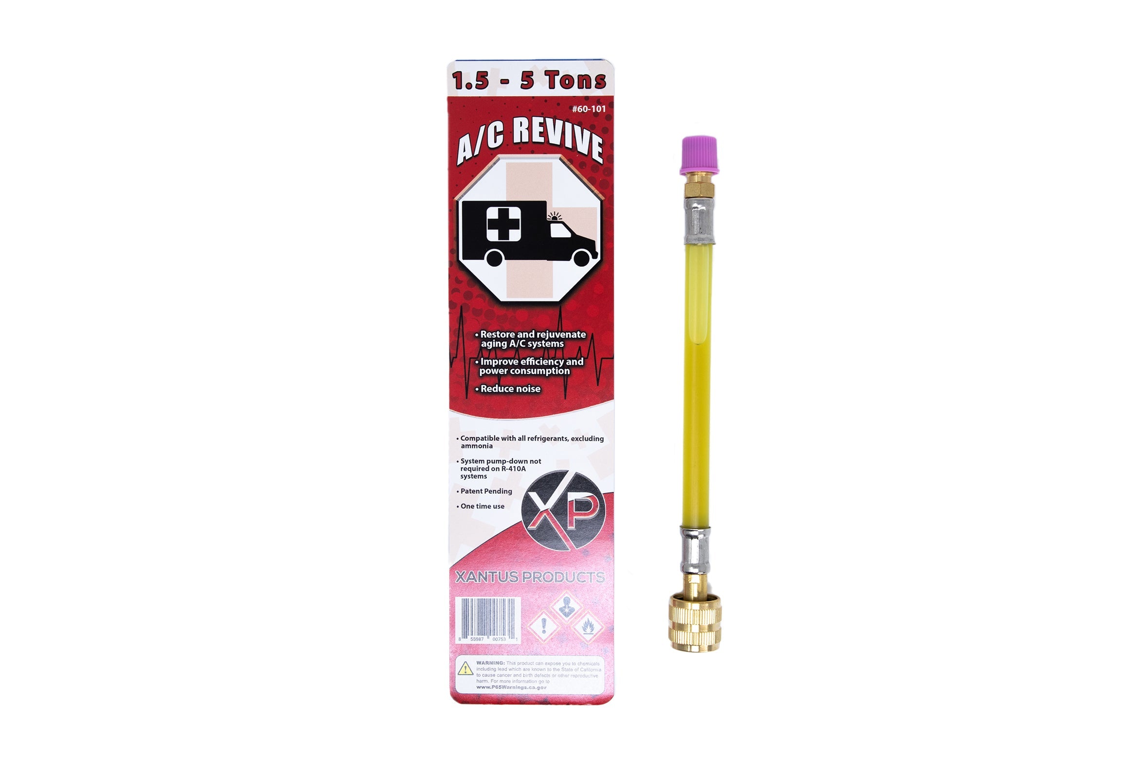 Xantus Products 60-101 A/C Revive Direct Inject AC System Performance Enhancer, 1.5 - 5 Tons