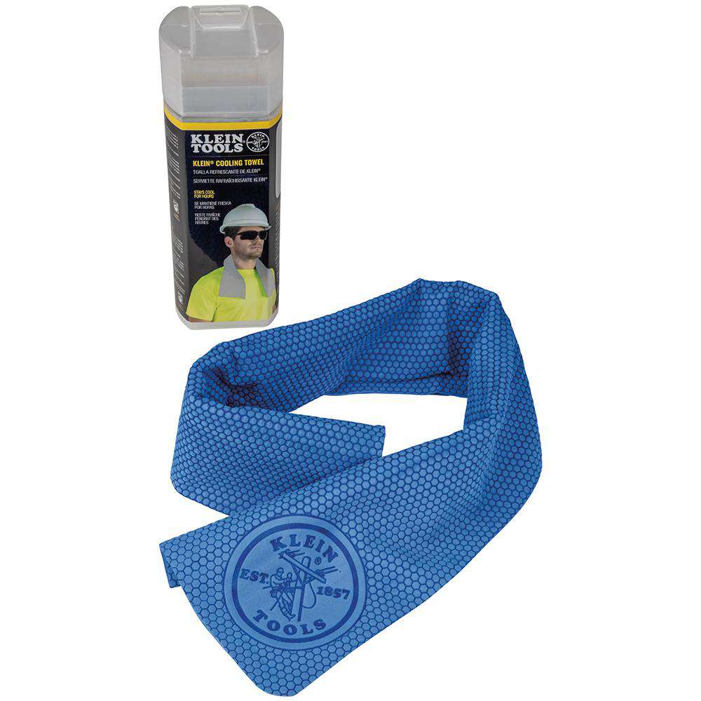 Klein Tools 60090 Cooling Towel, Blue - Edmondson Supply