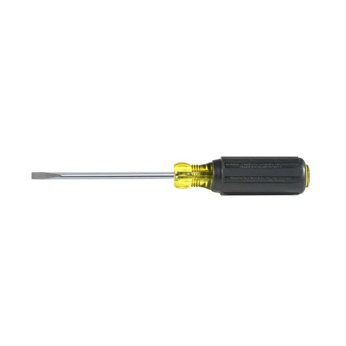 Klein Tools 601-4 3/16-Inch Cabinet Tip Screwdriver 4-Inch - Edmondson Supply