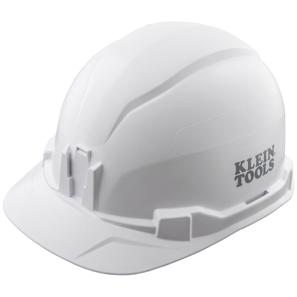 Klein Tools 60100 Hard Hat, Non-Vented, Cap Style, White - Edmondson Supply