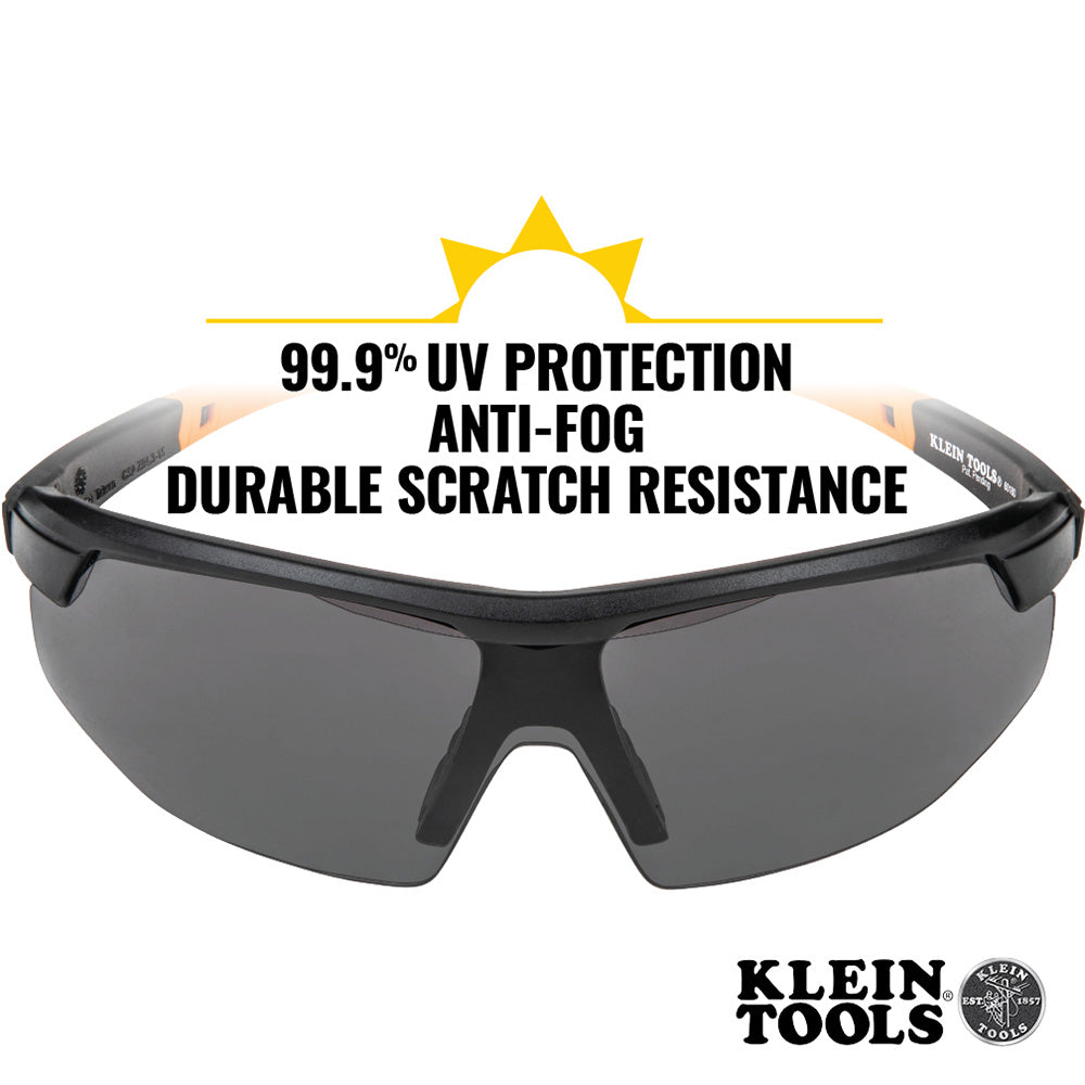 Klein Tools 60160 Standard Safety Glasses, Gray Lens - Edmondson Supply