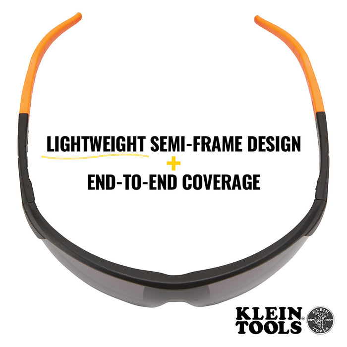 Klein Tools 60160 Standard Safety Glasses, Gray Lens