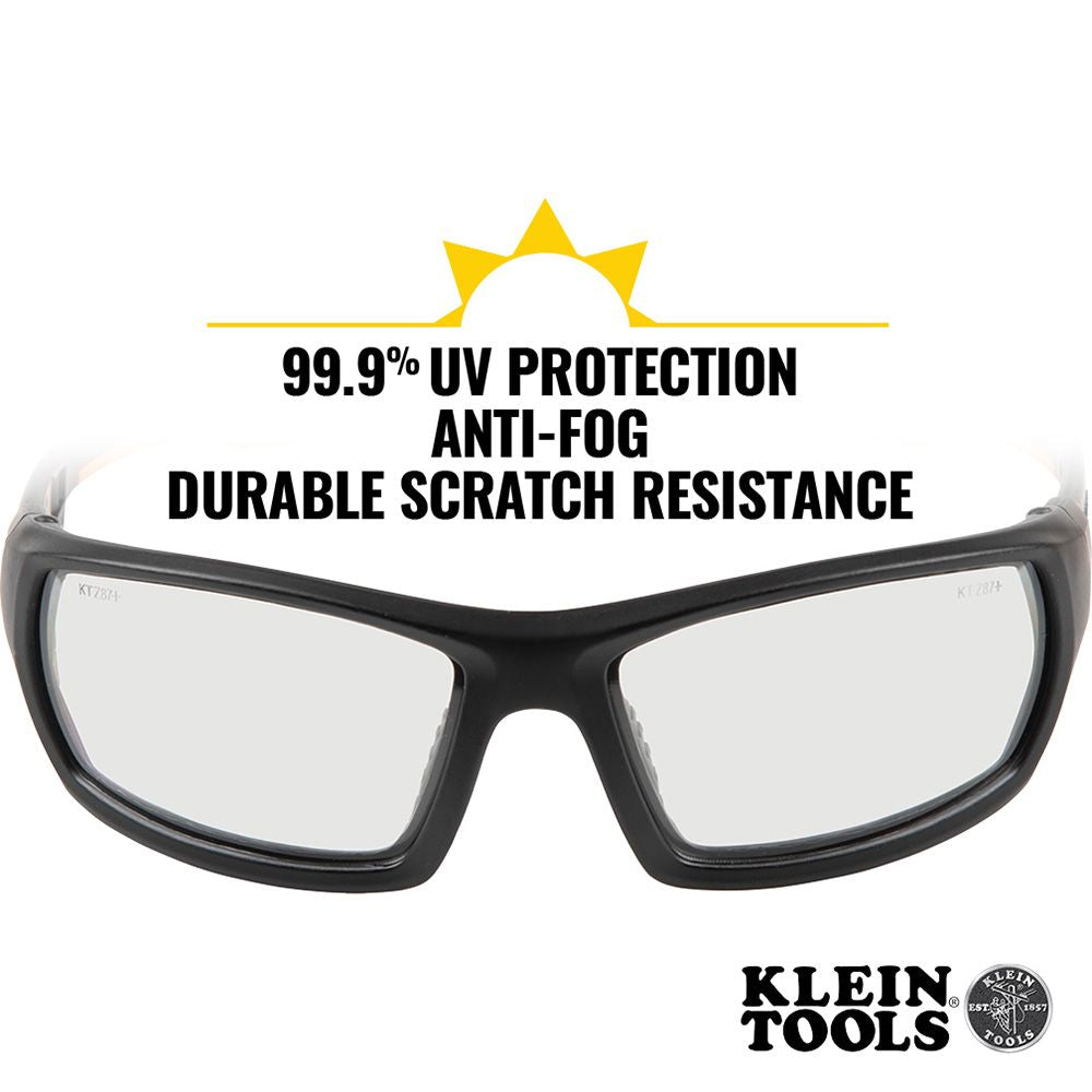 Klein Tools 60537 Professional Safety Glasses, Full-Frame, Indoor/Outdoor Lens - Edmondson Supply