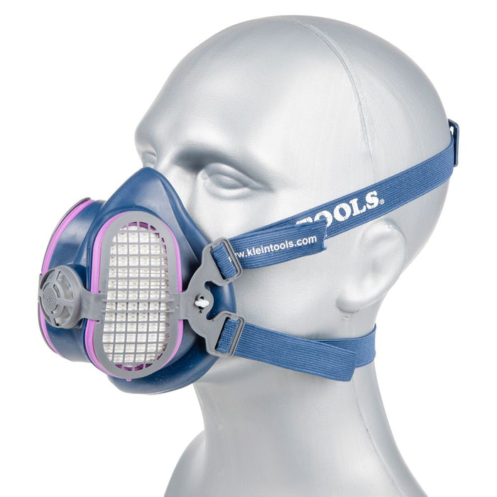 Klein Tools 60244 P100 Half-Mask Respirator, M/L