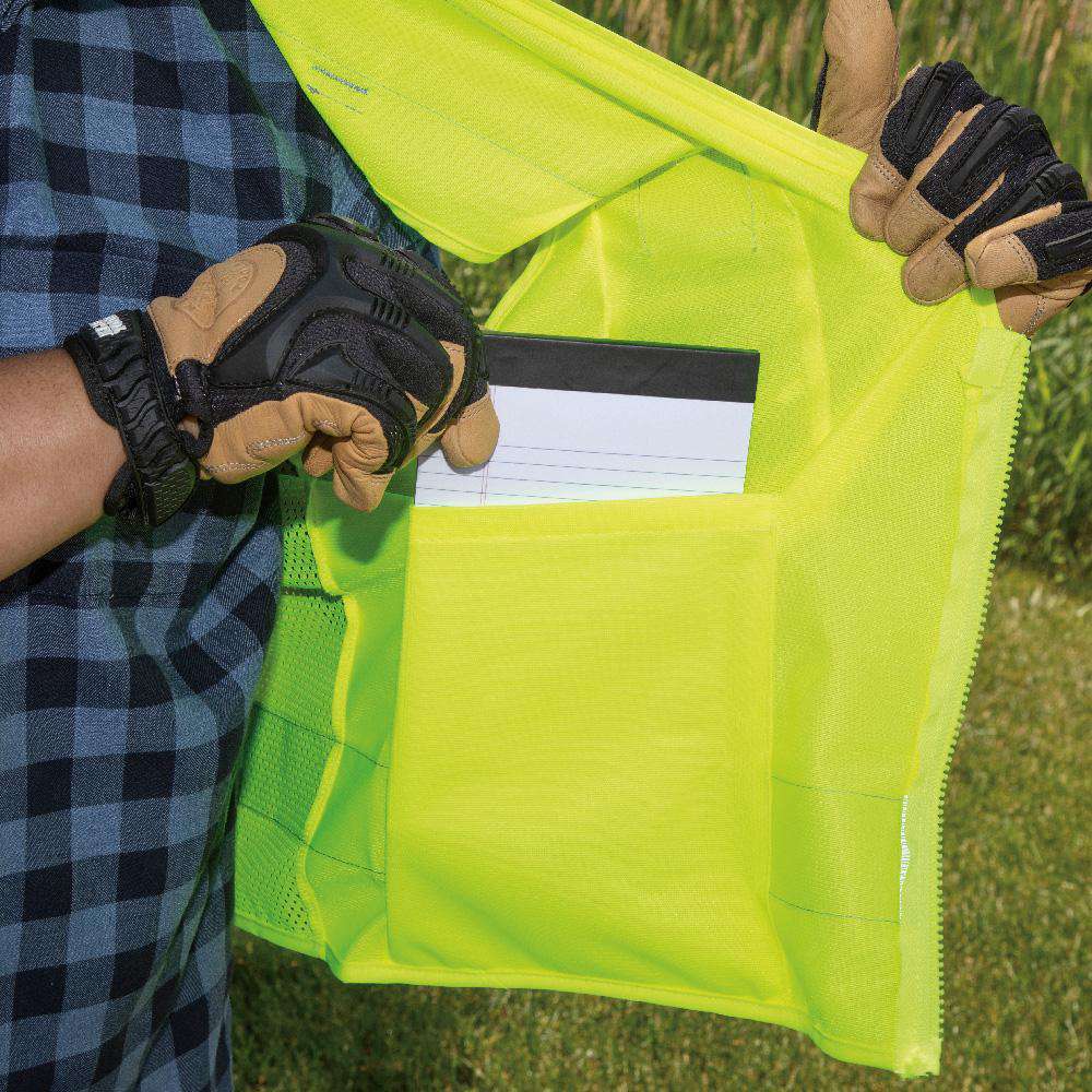 Klein Tools 60268 Safety Vest, High-Visibility Reflective Vest, XL - Edmondson Supply