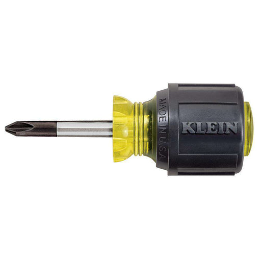 Klein Tools 603-1 Stubby Screwdriver, #2 Phillips, 1-1/2-Inch Shank - Edmondson Supply