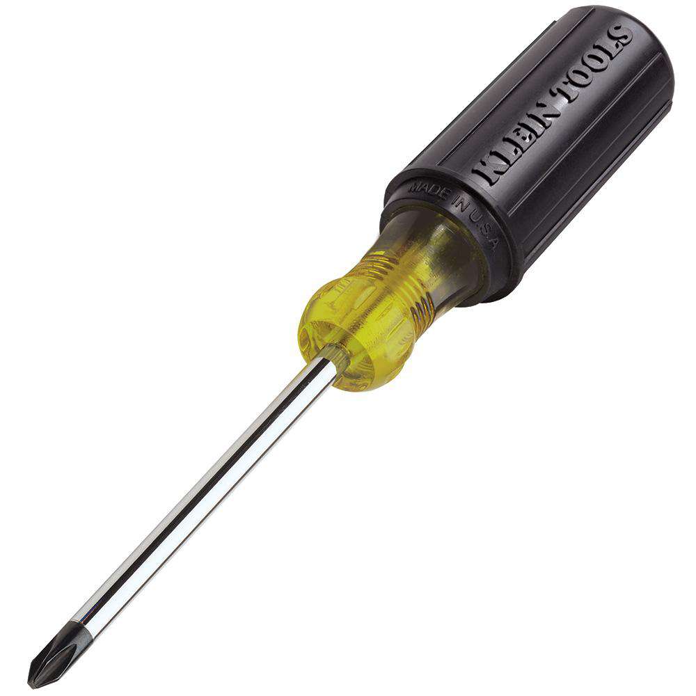 Klein Tools 603-4 #2 Phillips Screwdriver 4'' Round Shank - Edmondson Supply