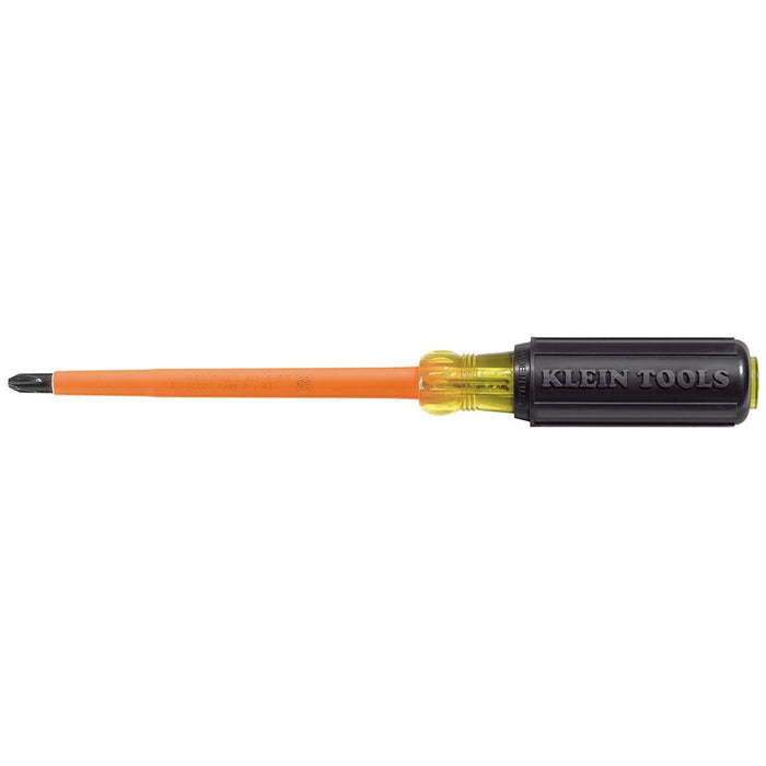 Klein Tools 603-4-INS Insulated Screwdriver, #2 Phillips Tip, 4-Inch