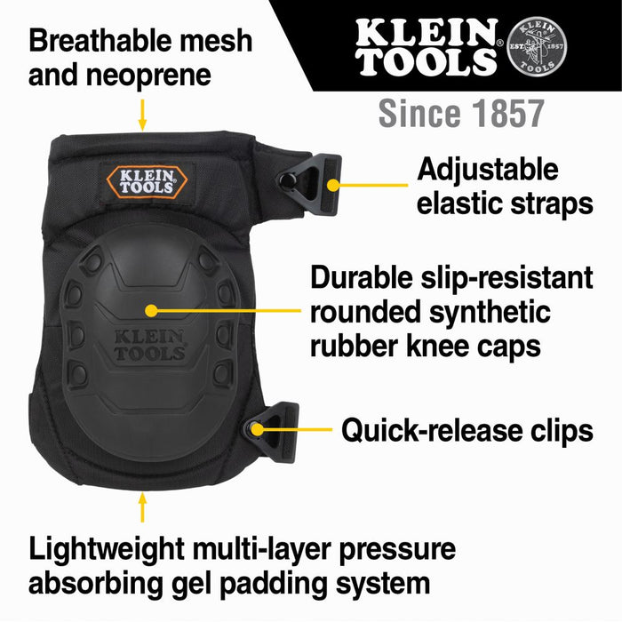 Klein Tools 60344 Hinged Gel Knee Pads - Edmondson Supply
