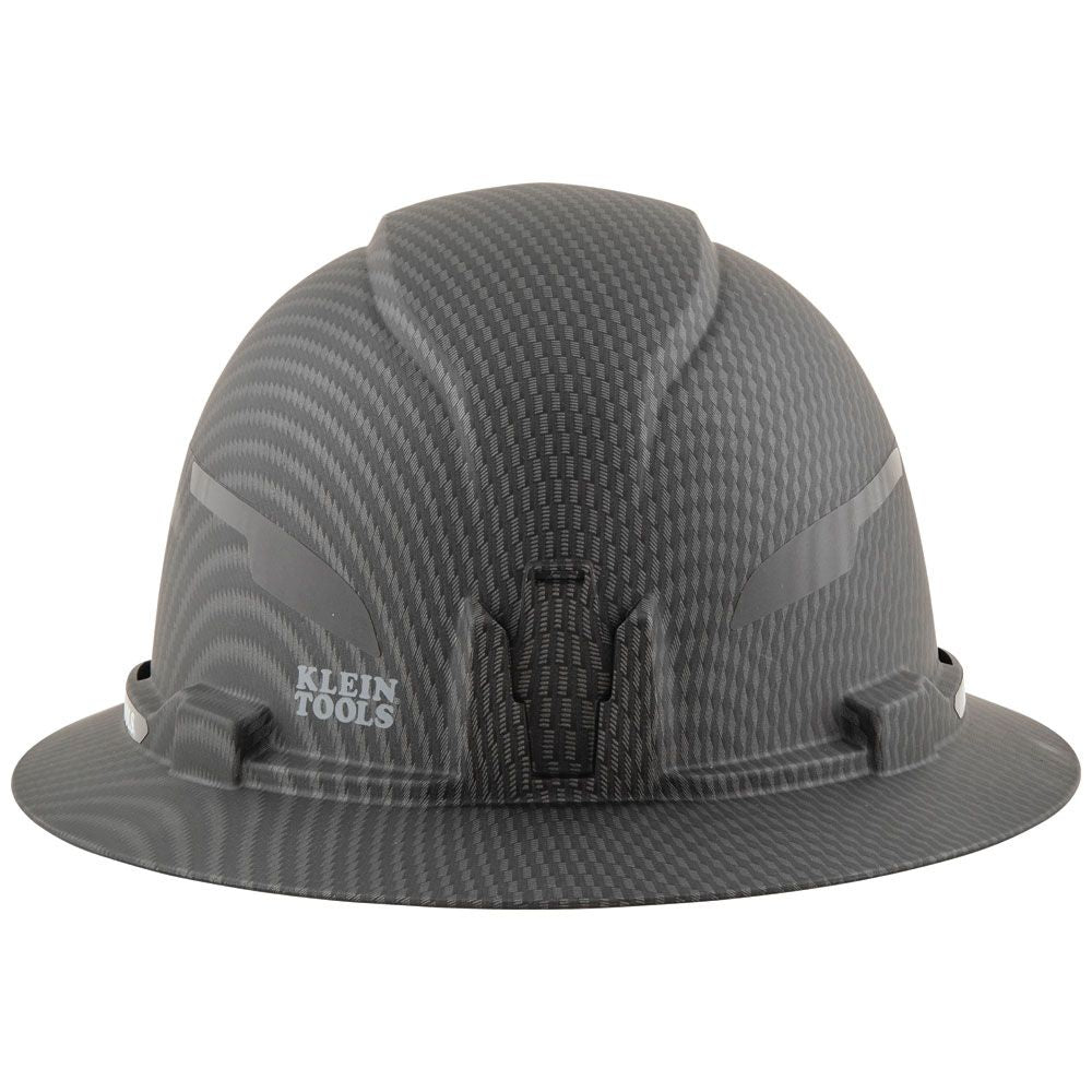 Klein Tools 60345 Hard Hat, Premium KARBN™ Pattern, Non-Vented Full Brim, Class E - Edmondson Supply