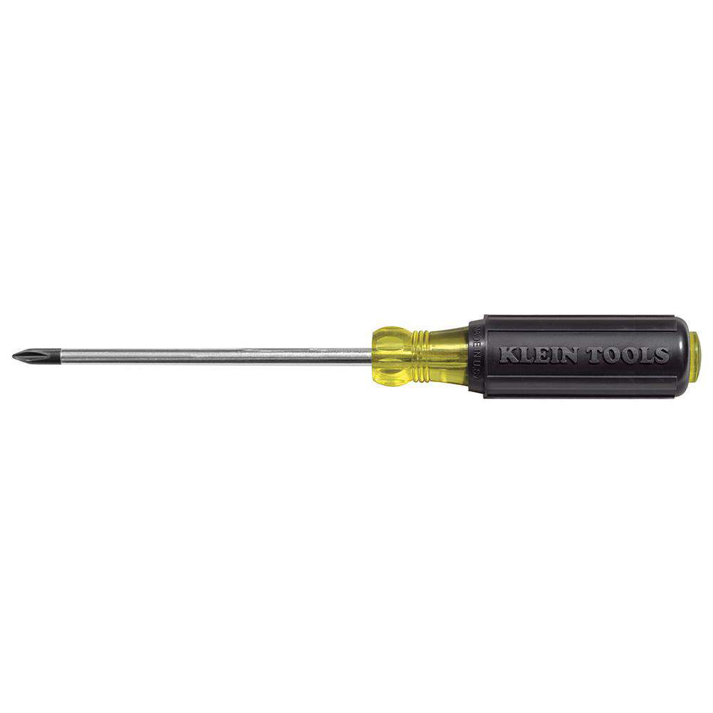 Klein Tools 604-3 #0 Phillips Mini Screwdriver, 3-Inch, Cushion Grip - Edmondson Supply