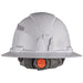 Klein Tools 60407RL Hard Hat, Vented, Full Brim with Rechargeable Headlamp, White - Edmondson Supply