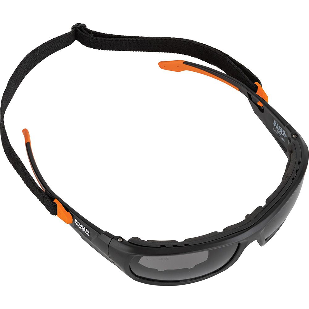 Klein Tools 60471 Professional Full-Frame Gasket Safety Glasses, Gray Lens - Edmondson Supply