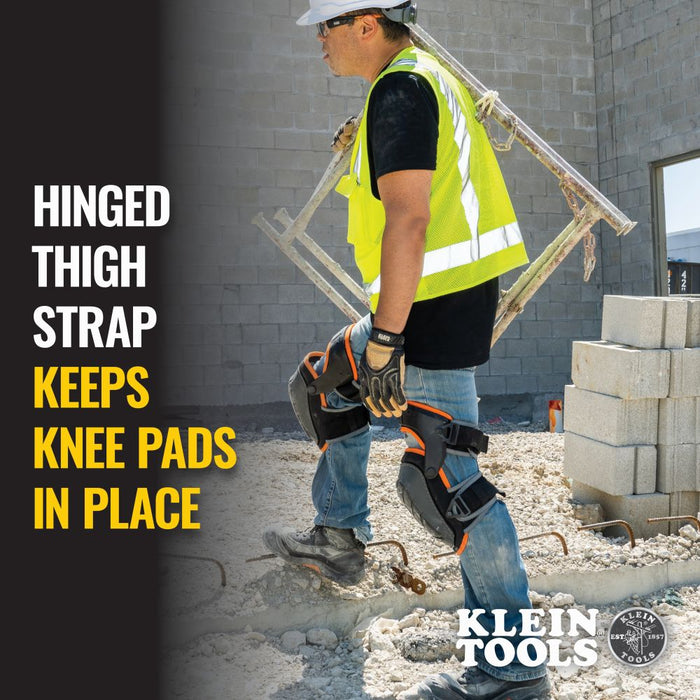 Klein Tools 60491 Heavy Duty Hinged Knee Pads - Edmondson Supply