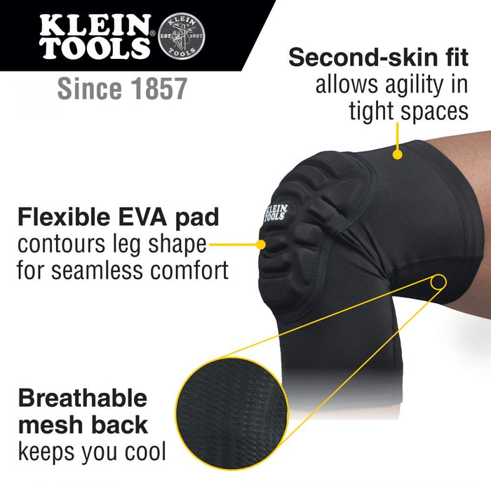 Klein Tools 60492 Lightweight Knee Pad Sleeves, M/L - Edmondson Supply