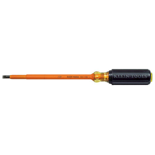 Klein Tools 605-7-INS Insulated 1/4-Inch Cabinet Tip Screwdriver, 7-Inch - Edmondson Supply