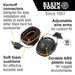 Klein Tools 60502 Hard Hat Earmuffs, Full Brim Style - Edmondson Supply