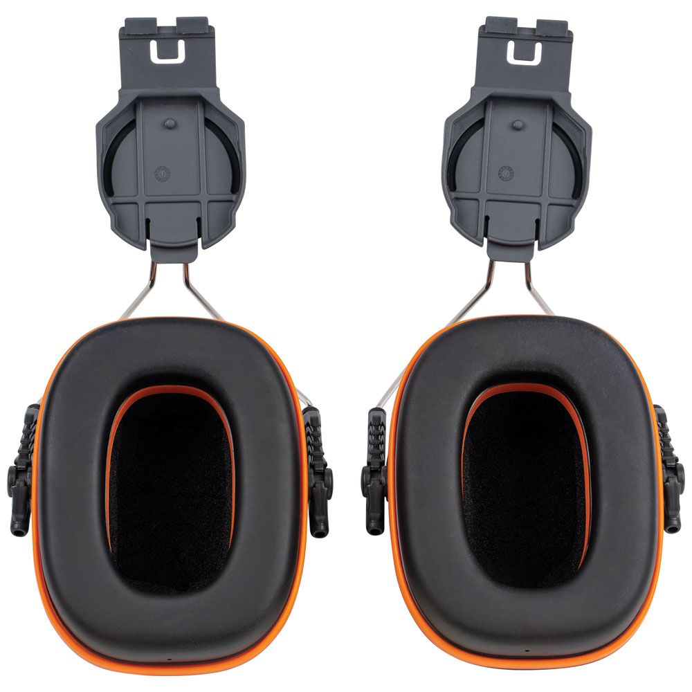Klein Tools 60502 Hard Hat Earmuffs, Full Brim Style - Edmondson Supply