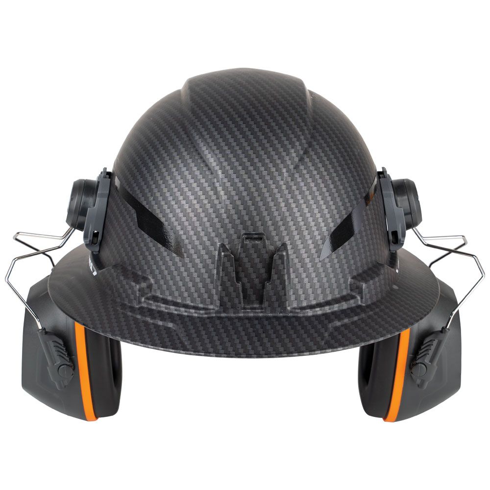Klein Tools 60502 Hard Hat Earmuffs, Full Brim Style - Edmondson Supply