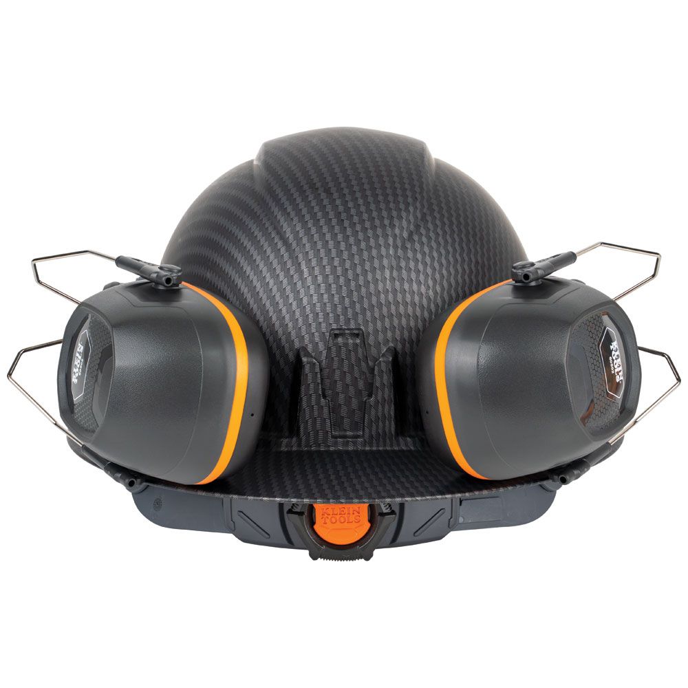 Klein Tools 60502 Hard Hat Earmuffs, Full Brim Style - Edmondson Supply