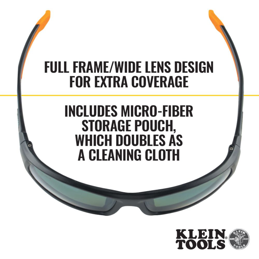 Klein Tools 60539 Professional Safety Glasses, Full Frame, Polarized Lens - Edmondson Supply