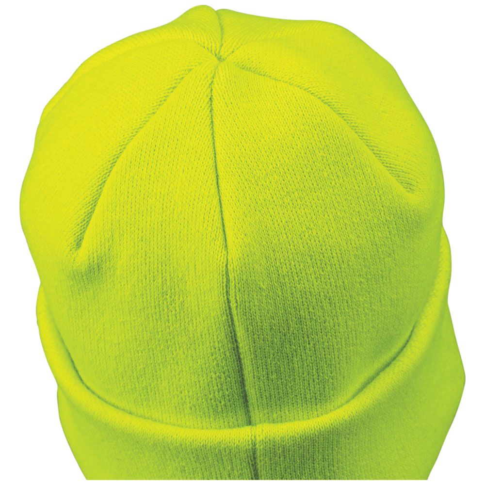 Klein Tools 60568 Heavy Knit Hat, High-Visibility Yellow, Patch Logo - Edmondson Supply