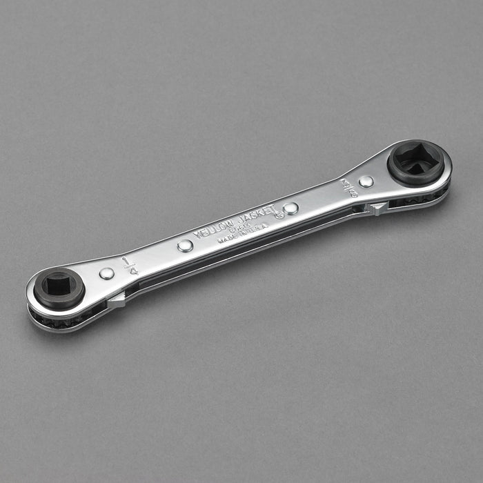 Yellow Jacket 60613 Straight Service Wrench (1/4″ and 3/16″ on one end; 3/8″ and 5/16″ on the other end) - Edmondson Supply